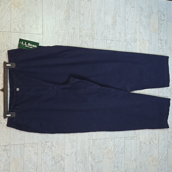NWT L.L. Bean Chino Classic Pants Size 14 Womans - Picture 1 of 7